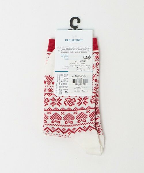 UNITED ARROWS / ユナイテッドアローズ ソックス | ＜BLEU FORET＞HRT&SNOW ソックス | 詳細4