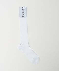 UNITED ARROWS / ユナイテッドアローズ ソックス | ＜YUQRI＞SHINE RIB ハイソックス