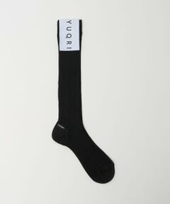 UNITED ARROWS / ユナイテッドアローズ ソックス | ＜YUQRI＞SHINE RIB ハイソックス