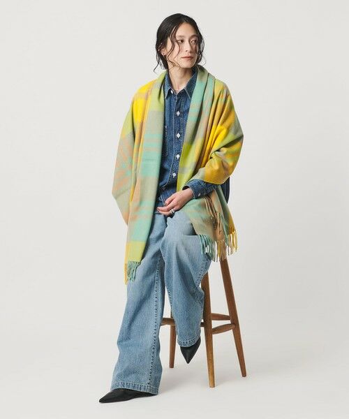 UNITED ARROWS / ユナイテッドアローズ マフラー・ショール・スヌード・ストール | ＜Joshua Ellis＞カシミヤ チェック ストール | 詳細2