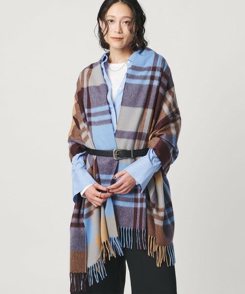 UNITED ARROWS / ユナイテッドアローズ マフラー・ショール・スヌード・ストール | ＜Joshua Ellis＞カシミヤ チェック ストール | 詳細6