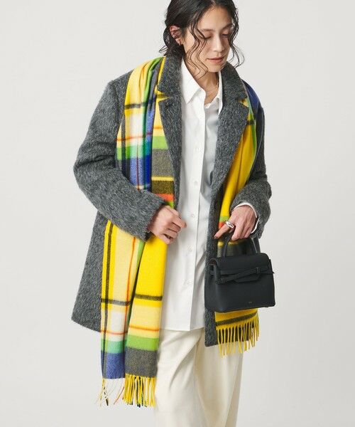 UNITED ARROWS / ユナイテッドアローズ マフラー・ショール・スヌード・ストール | ＜Joshua Ellis＞カシミヤ チェック マフラー | 詳細5