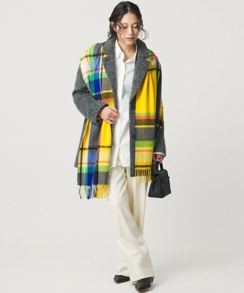 UNITED ARROWS / ユナイテッドアローズ マフラー・ショール・スヌード・ストール | ＜Joshua Ellis＞カシミヤ チェック マフラー | 詳細6