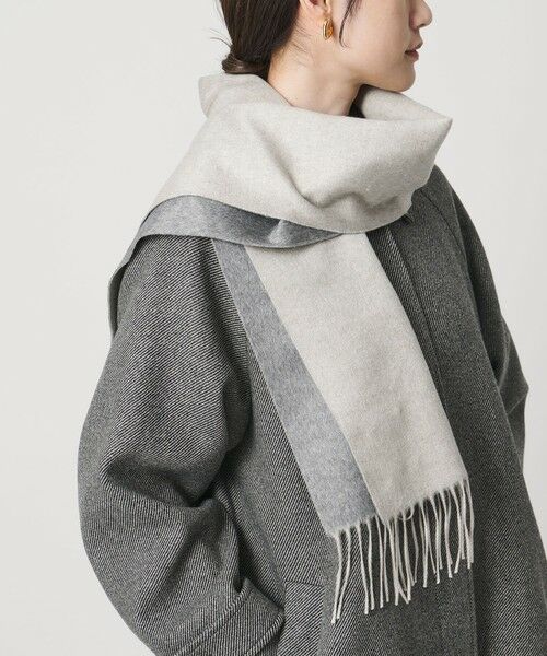 UNITED ARROWS/ユナイテッドアローズ 【別注】＜PIACENZA＞シルク/カシミヤ マフラー MD. GRAY FREE