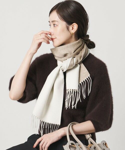 UNITED ARROWS / ユナイテッドアローズ マフラー・ショール・スヌード・ストール | 【別注】＜PIACENZA＞シルク/カシミヤ マフラー | 詳細7