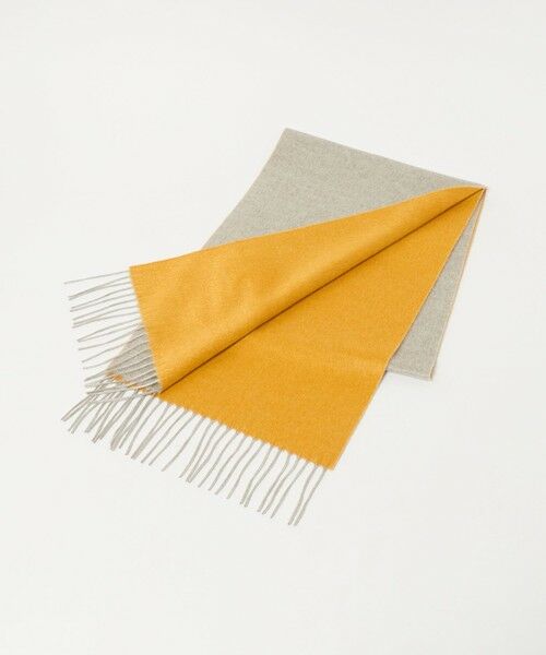 UNITED ARROWS/ユナイテッドアローズ 【別注】＜PIACENZA＞シルク/カシミヤ マフラー YELLOW FREE