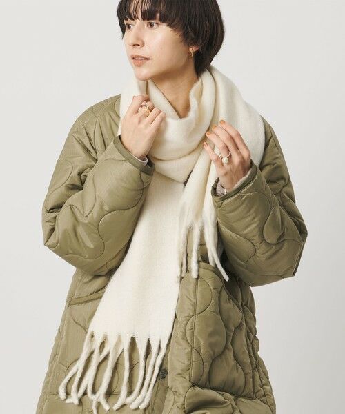 UNITED ARROWS / ユナイテッドアローズ マフラー・ショール・スヌード・ストール | ブラッシュ加工 マフラー | 詳細1