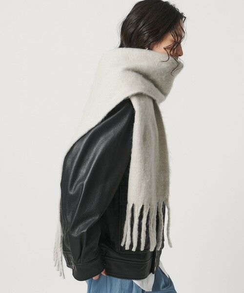 UNITED ARROWS / ユナイテッドアローズ マフラー・ショール・スヌード・ストール | ブラッシュ加工 マフラー | 詳細6