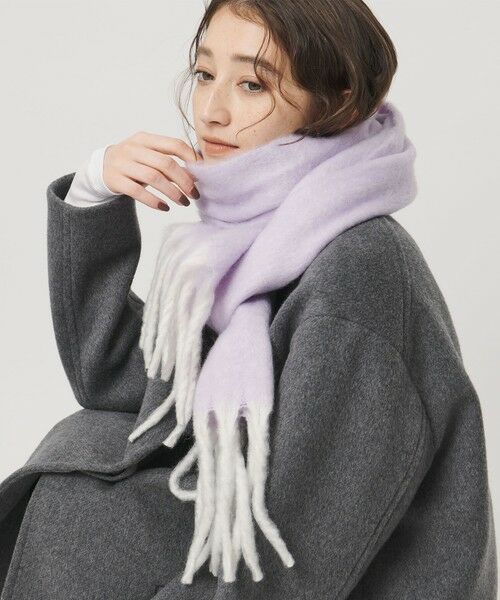 UNITED ARROWS / ユナイテッドアローズ マフラー・ショール・スヌード・ストール | ブラッシュ加工 マフラー | 詳細13