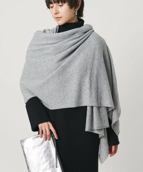 UNITED ARROWS / ユナイテッドアローズ マフラー・ショール・スヌード・ストール | カシミヤ ニット ストール | 詳細7