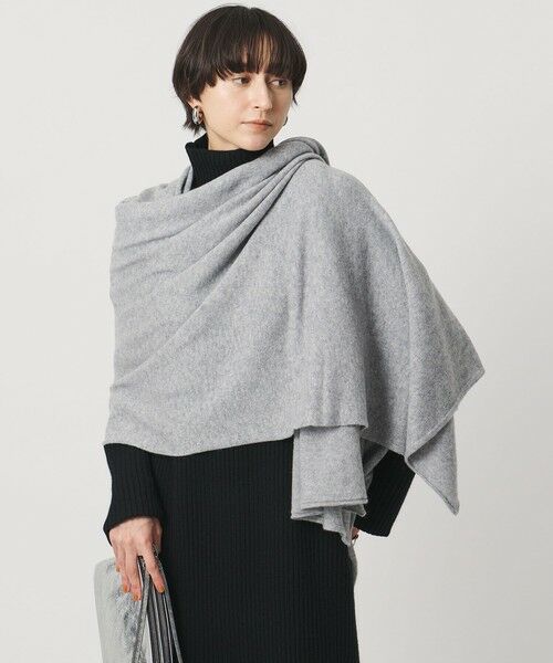 UNITED ARROWS / ユナイテッドアローズ マフラー・ショール・スヌード・ストール | カシミヤ ニット ストール | 詳細8