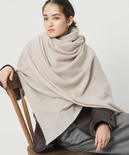 UNITED ARROWS / ユナイテッドアローズ マフラー・ショール・スヌード・ストール | カシミヤ ニット ストール | 詳細14