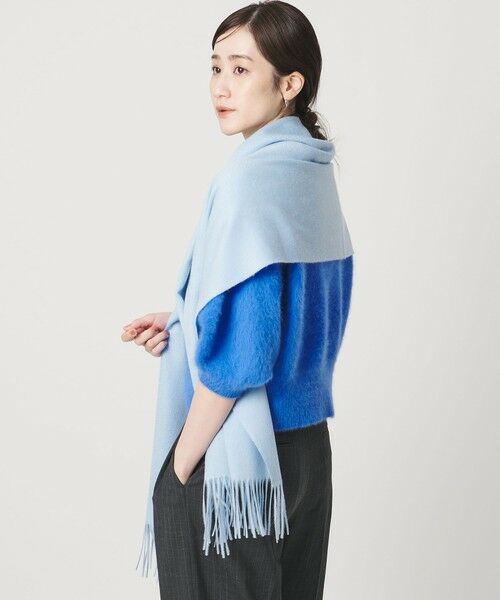 UNITED ARROWS / ユナイテッドアローズ マフラー・ショール・スヌード・ストール | カシミヤ ソリッド ストール | 詳細27