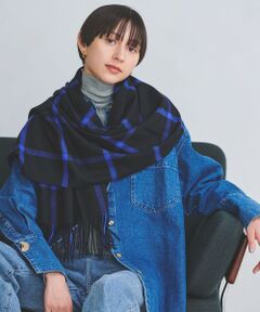 UNITED ARROWS / ユナイテッドアローズ マフラー・ショール・スヌード・ストール | カシミヤ チェック ストール