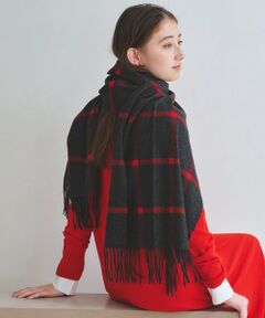 UNITED ARROWS / ユナイテッドアローズ マフラー・ショール・スヌード・ストール | カシミヤ チェック ストール