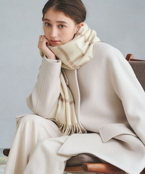 UNITED ARROWS / ユナイテッドアローズ マフラー・ショール・スヌード・ストール | カシミヤ チェック ストール | 詳細2