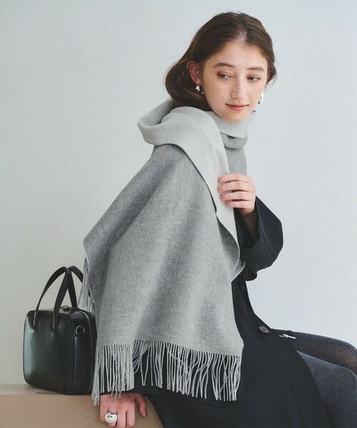 UNITED ARROWS / ユナイテッドアローズ マフラー・ショール・スヌード・ストール | カシミヤ リバーシブル ストール | 詳細2