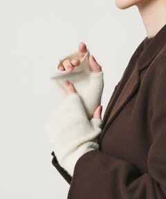 UNITED ARROWS / ユナイテッドアローズ 手袋 | ラメニット フィンガーレスグローブ