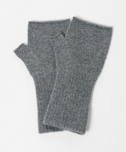 UNITED ARROWS / ユナイテッドアローズ 手袋 | ラメニット フィンガーレスグローブ | 詳細6