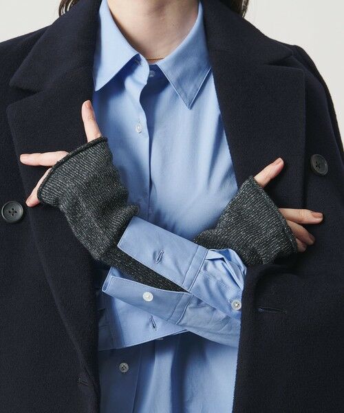 UNITED ARROWS / ユナイテッドアローズ 手袋 | ラメニット フィンガーレスグローブ | 詳細12