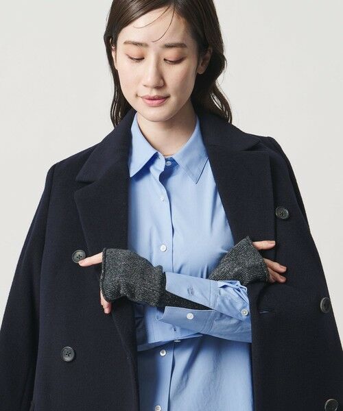 UNITED ARROWS / ユナイテッドアローズ 手袋 | ラメニット フィンガーレスグローブ | 詳細13