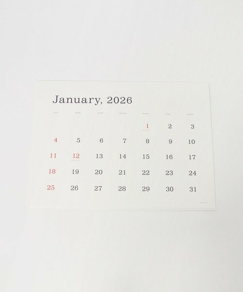 UNITED ARROWS / ユナイテッドアローズ ステーショナリー | 葛西薫カレンダー 2026（その他1）