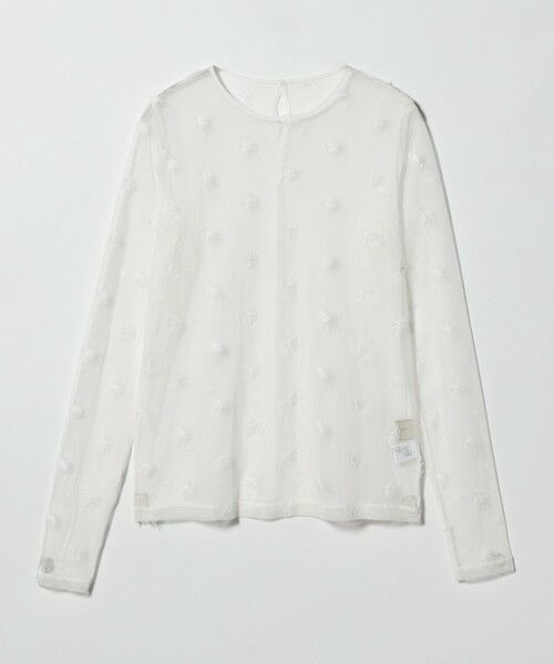 UNITED ARROWS / ユナイテッドアローズ カットソー | チュールフラワー カットソー ‐ウォッシャブル‐ | 詳細6