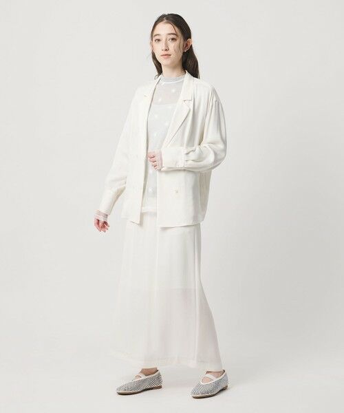 UNITED ARROWS / ユナイテッドアローズ カットソー | チュールフラワー カットソー ‐ウォッシャブル‐ | 詳細5