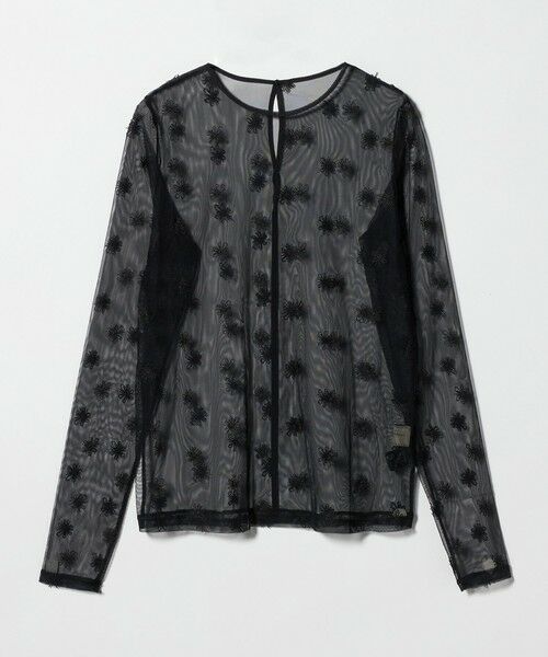 UNITED ARROWS / ユナイテッドアローズ カットソー | チュールフラワー カットソー ‐ウォッシャブル‐ | 詳細12