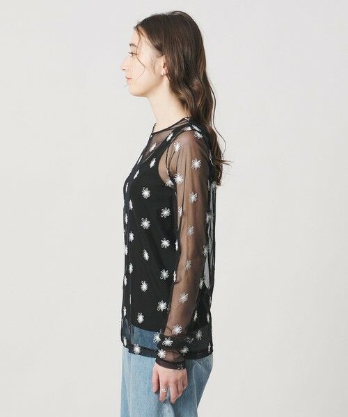 UNITED ARROWS / ユナイテッドアローズ カットソー | チュールフラワー カットソー ‐ウォッシャブル‐ | 詳細21