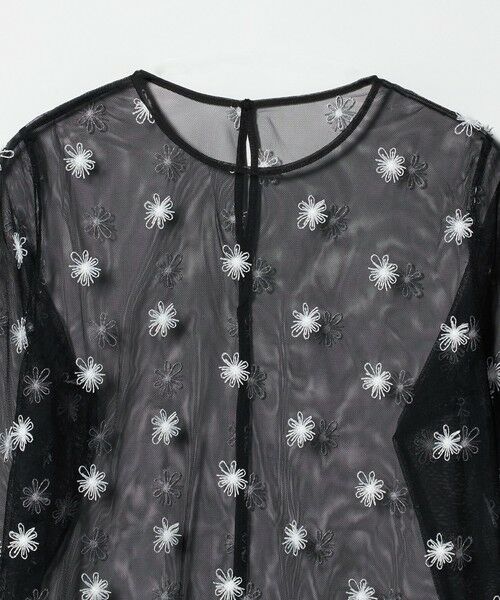 UNITED ARROWS / ユナイテッドアローズ カットソー | チュールフラワー カットソー ‐ウォッシャブル‐ | 詳細25