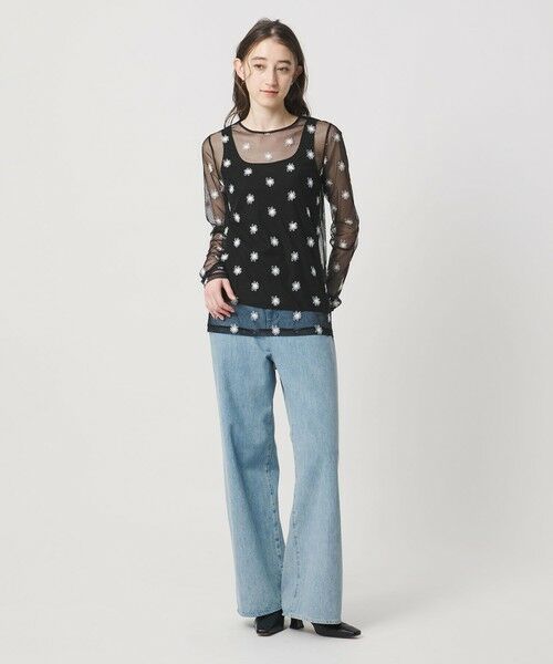 UNITED ARROWS / ユナイテッドアローズ カットソー | チュールフラワー カットソー ‐ウォッシャブル‐ | 詳細17