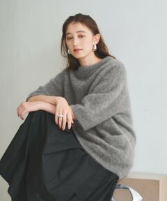 UNITED ARROWS / ユナイテッドアローズ ニット・セーター | フォックスカシミヤ オーバーミドル プルオーバー