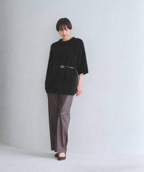 UNITED ARROWS / ユナイテッドアローズ ニット・セーター | フォックスカシミヤ オーバーミドル プルオーバー | 詳細4