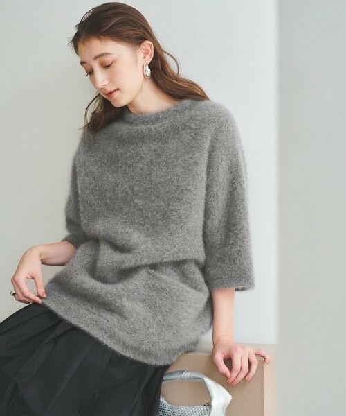 UNITED ARROWS / ユナイテッドアローズ ニット・セーター | フォックスカシミヤ オーバーミドル プルオーバー | 詳細10