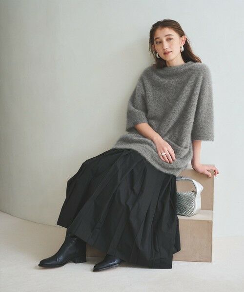 UNITED ARROWS / ユナイテッドアローズ ニット・セーター | フォックスカシミヤ オーバーミドル プルオーバー | 詳細11