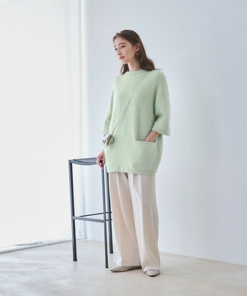 UNITED ARROWS / ユナイテッドアローズ ニット・セーター | フォックスカシミヤ オーバーミドル プルオーバー | 詳細23