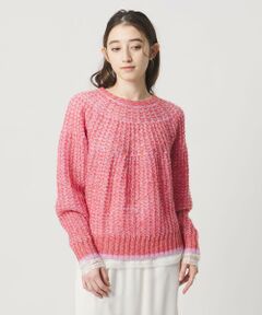 UNITED ARROWS / ユナイテッドアローズ ニット・セーター | カラーミックス インレイド ニット