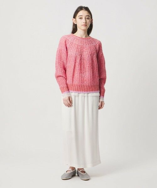 UNITED ARROWS / ユナイテッドアローズ ニット・セーター | カラーミックス インレイド ニット | 詳細8