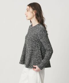 UNITED ARROWS / ユナイテッドアローズ ニット・セーター | ミックスカラー ペプラム ニット ‐ウォッシャブル‐
