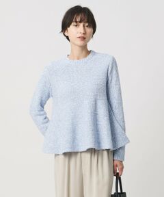 UNITED ARROWS / ユナイテッドアローズ ニット・セーター | ミックスカラー ペプラム ニット ‐ウォッシャブル‐