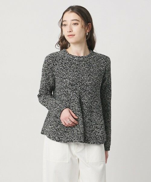 UNITED ARROWS / ユナイテッドアローズ ニット・セーター | ミックスカラー ペプラム ニット ‐ウォッシャブル‐ | 詳細1