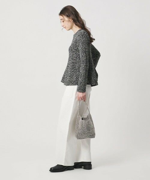 UNITED ARROWS / ユナイテッドアローズ ニット・セーター | ミックスカラー ペプラム ニット ‐ウォッシャブル‐ | 詳細3