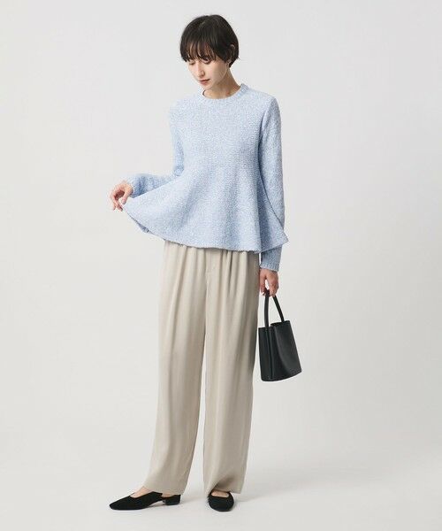 UNITED ARROWS / ユナイテッドアローズ ニット・セーター | ミックスカラー ペプラム ニット ‐ウォッシャブル‐ | 詳細9