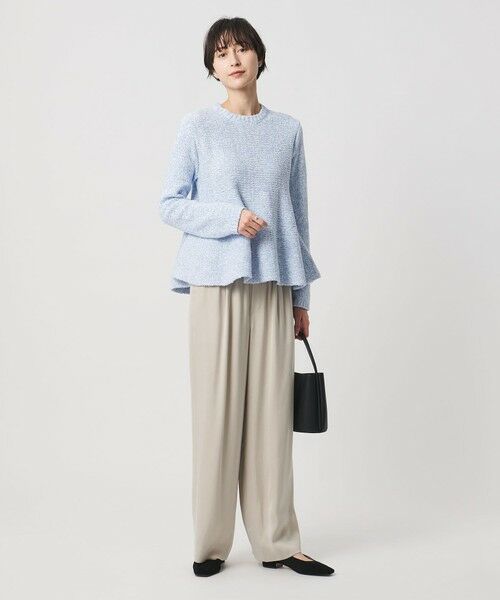 UNITED ARROWS / ユナイテッドアローズ ニット・セーター | ミックスカラー ペプラム ニット ‐ウォッシャブル‐ | 詳細10