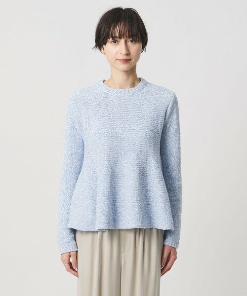 UNITED ARROWS / ユナイテッドアローズ ニット・セーター | ミックスカラー ペプラム ニット ‐ウォッシャブル‐ | 詳細11