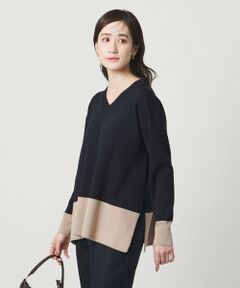 UNITED ARROWS / ユナイテッドアローズ ニット・セーター | ウールブレンド Vネックニット ‐ウォッシャブル‐