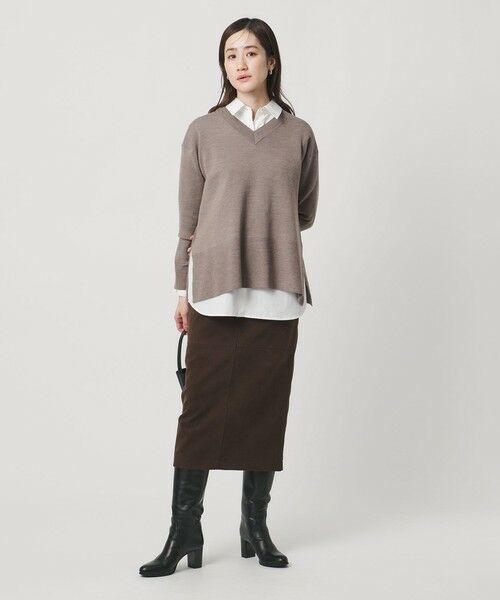 UNITED ARROWS / ユナイテッドアローズ ニット・セーター | ウールブレンド Vネックニット ‐ウォッシャブル‐ | 詳細2