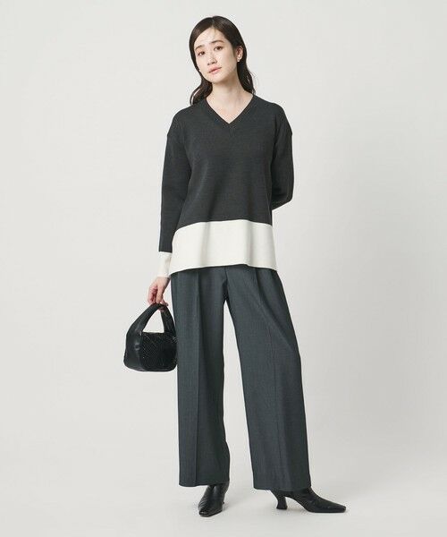 UNITED ARROWS / ユナイテッドアローズ ニット・セーター | ウールブレンド Vネックニット ‐ウォッシャブル‐ | 詳細12