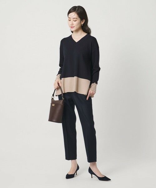 UNITED ARROWS / ユナイテッドアローズ ニット・セーター | ウールブレンド Vネックニット ‐ウォッシャブル‐ | 詳細19